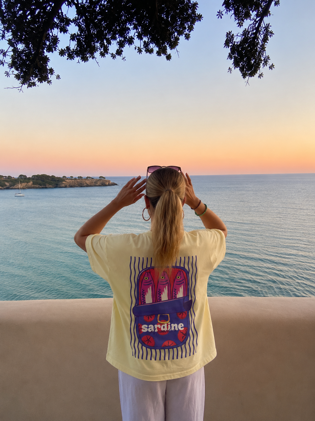 Sardine shirt geel