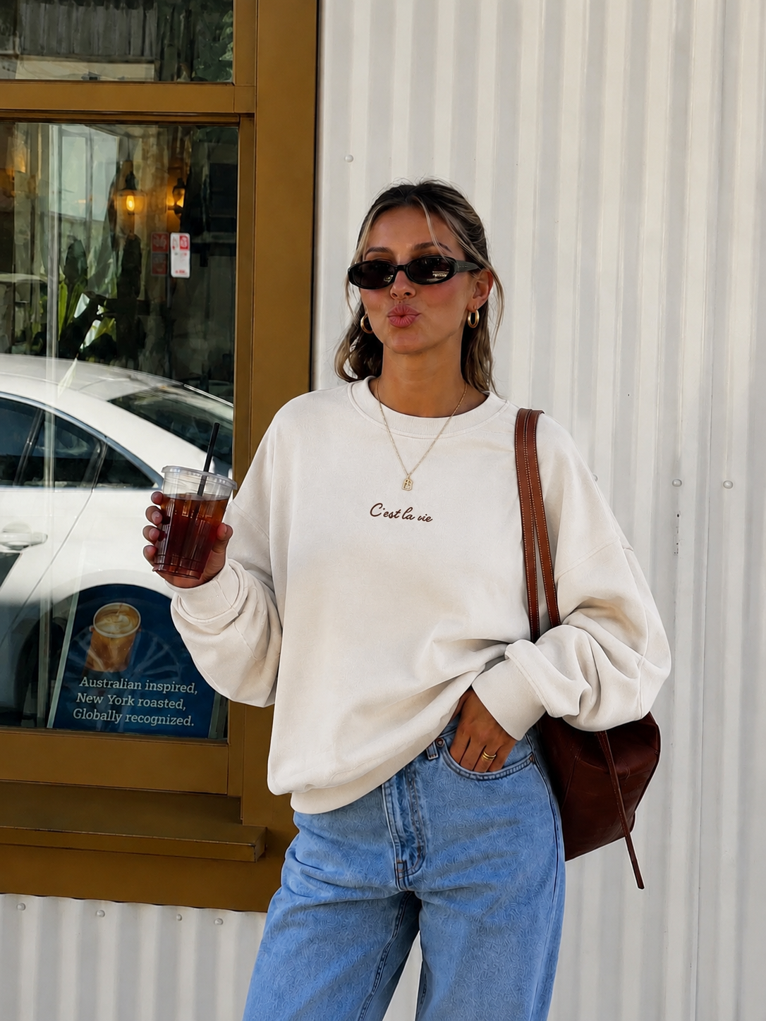 C’est la vie sweater Cream
