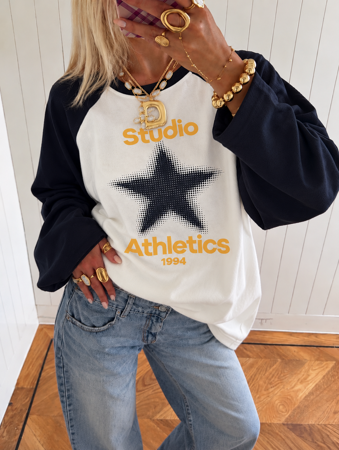 Studio Star Longsleeve – Navy