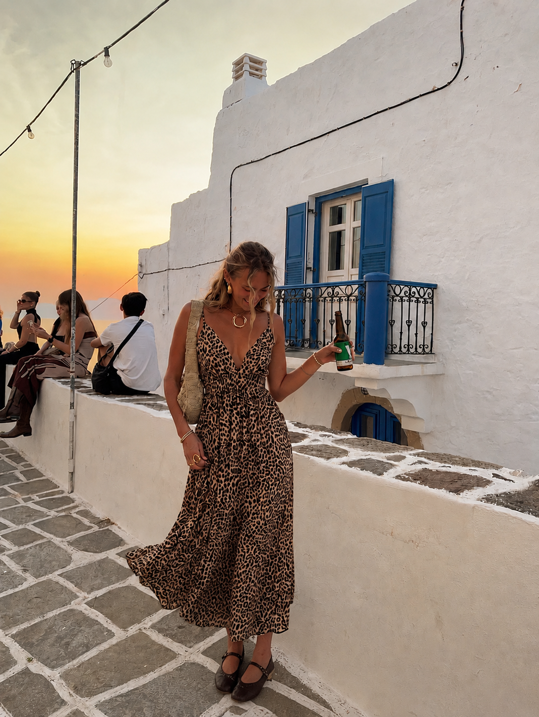 Leopard summer dress
