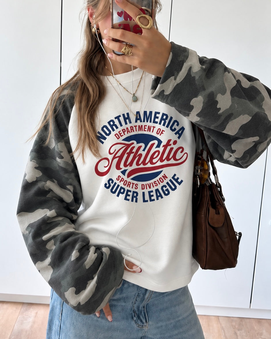 Athletic Camo sweatshirt