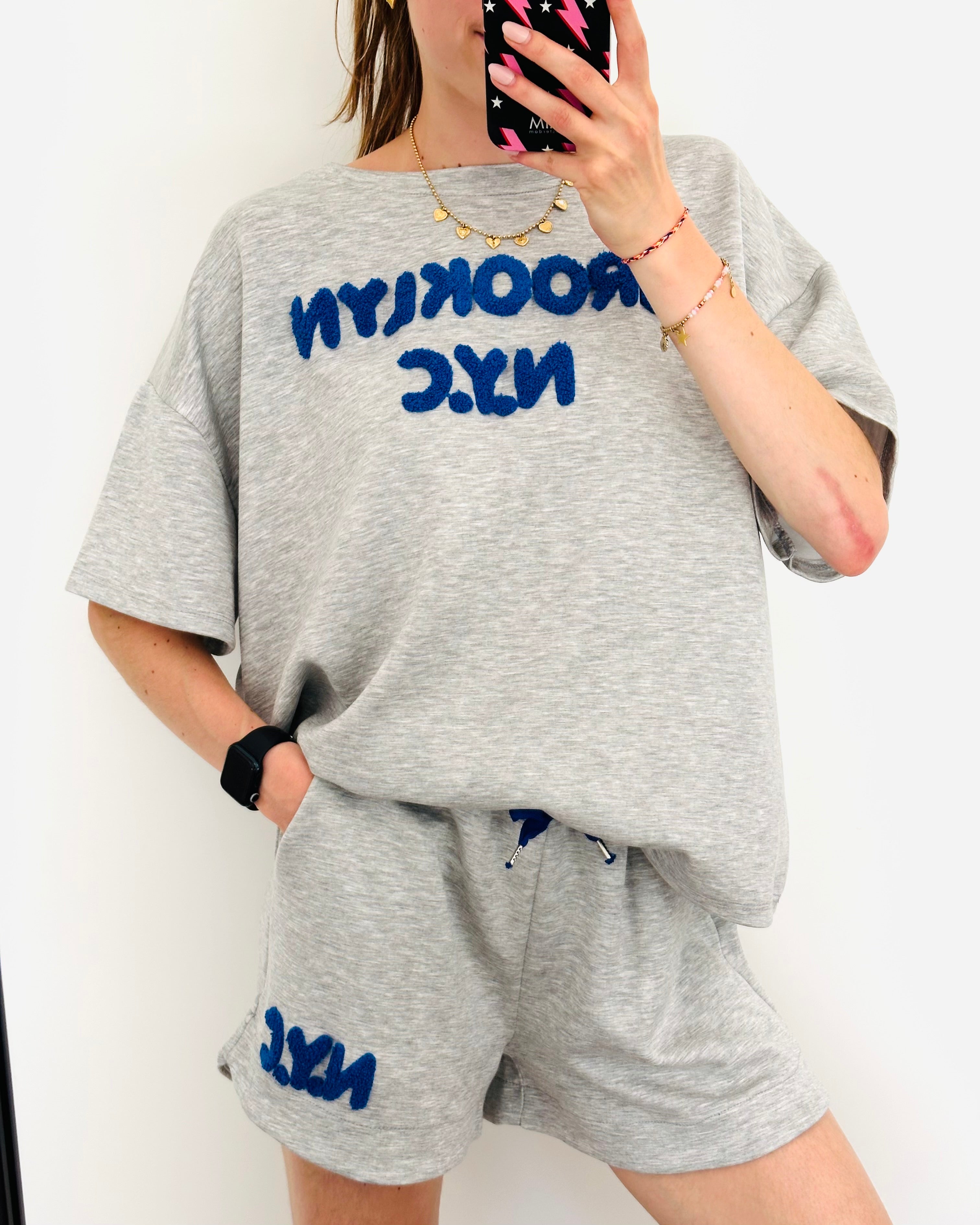 Oversized diana set grijs