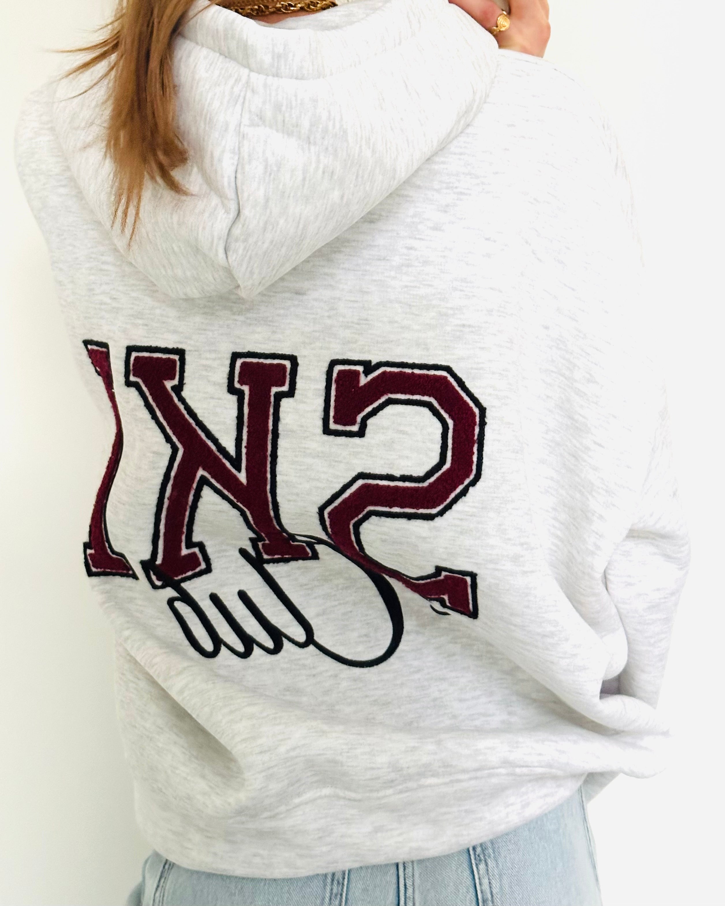 Limited SKI hoodie oversized grey