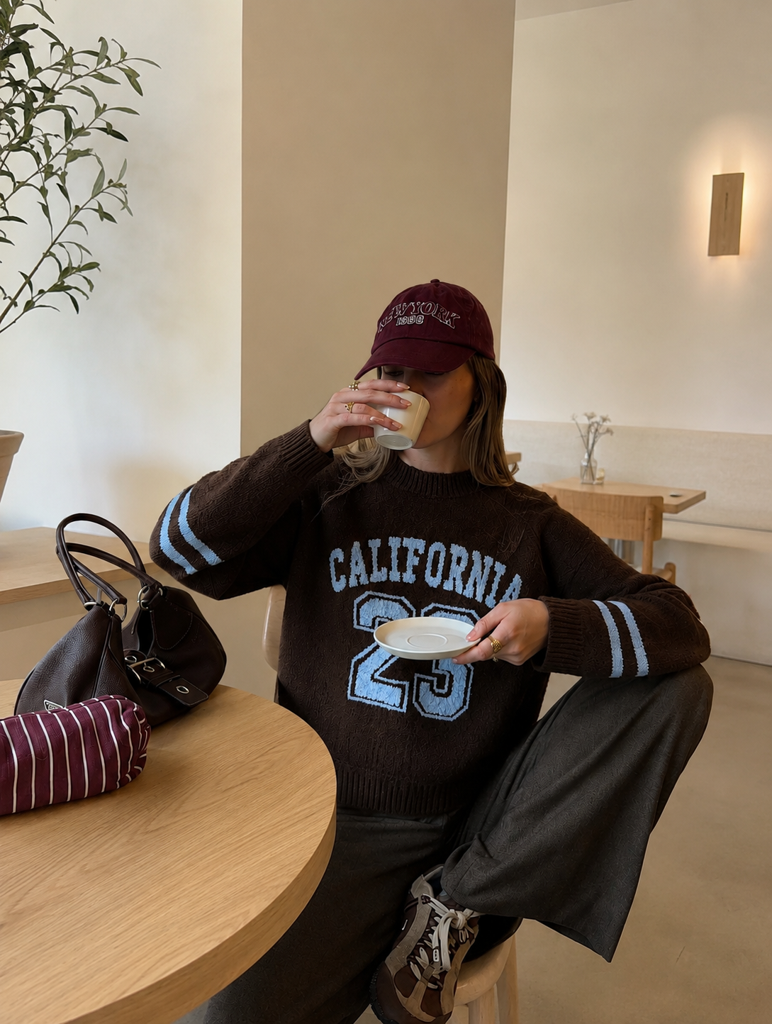 California trui Brown blue