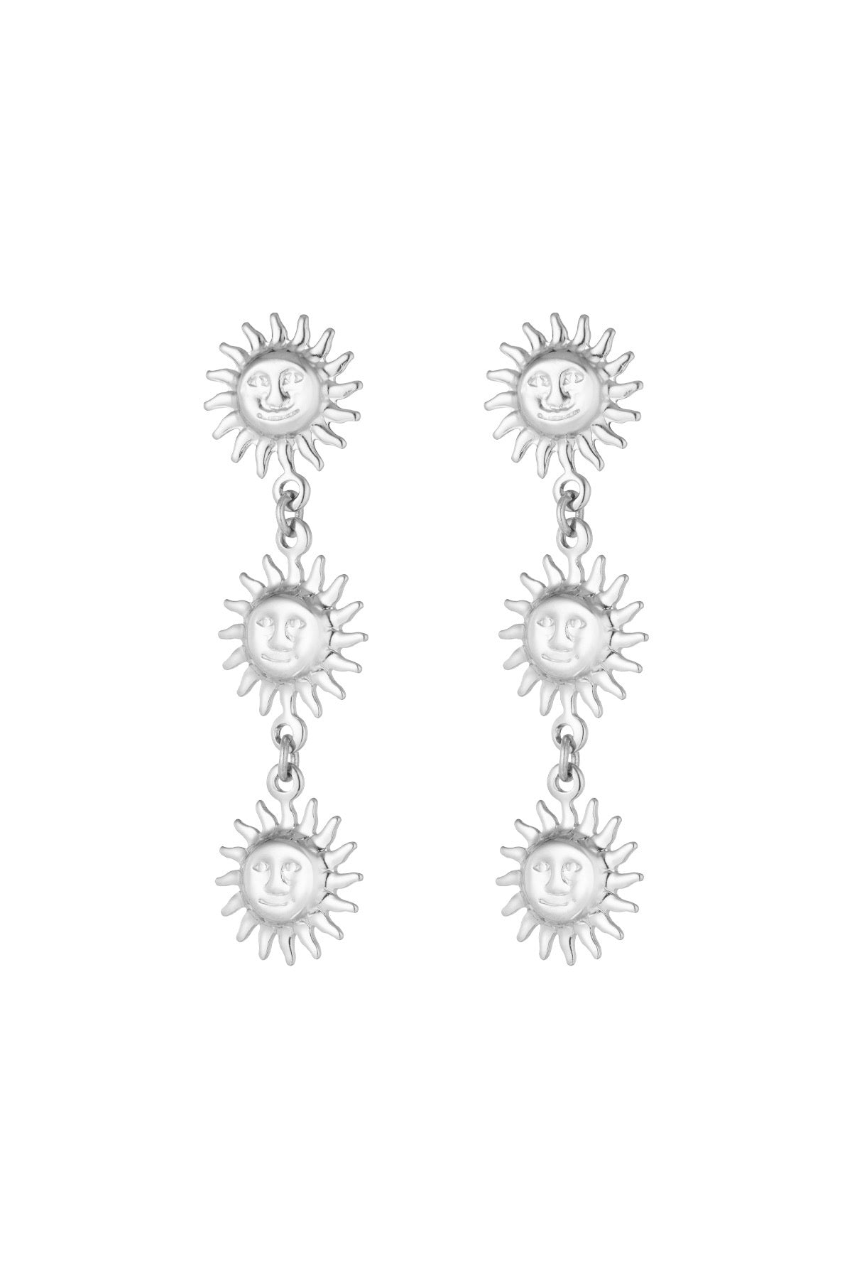 Boucles d'oreilles Sunny Day en argent
