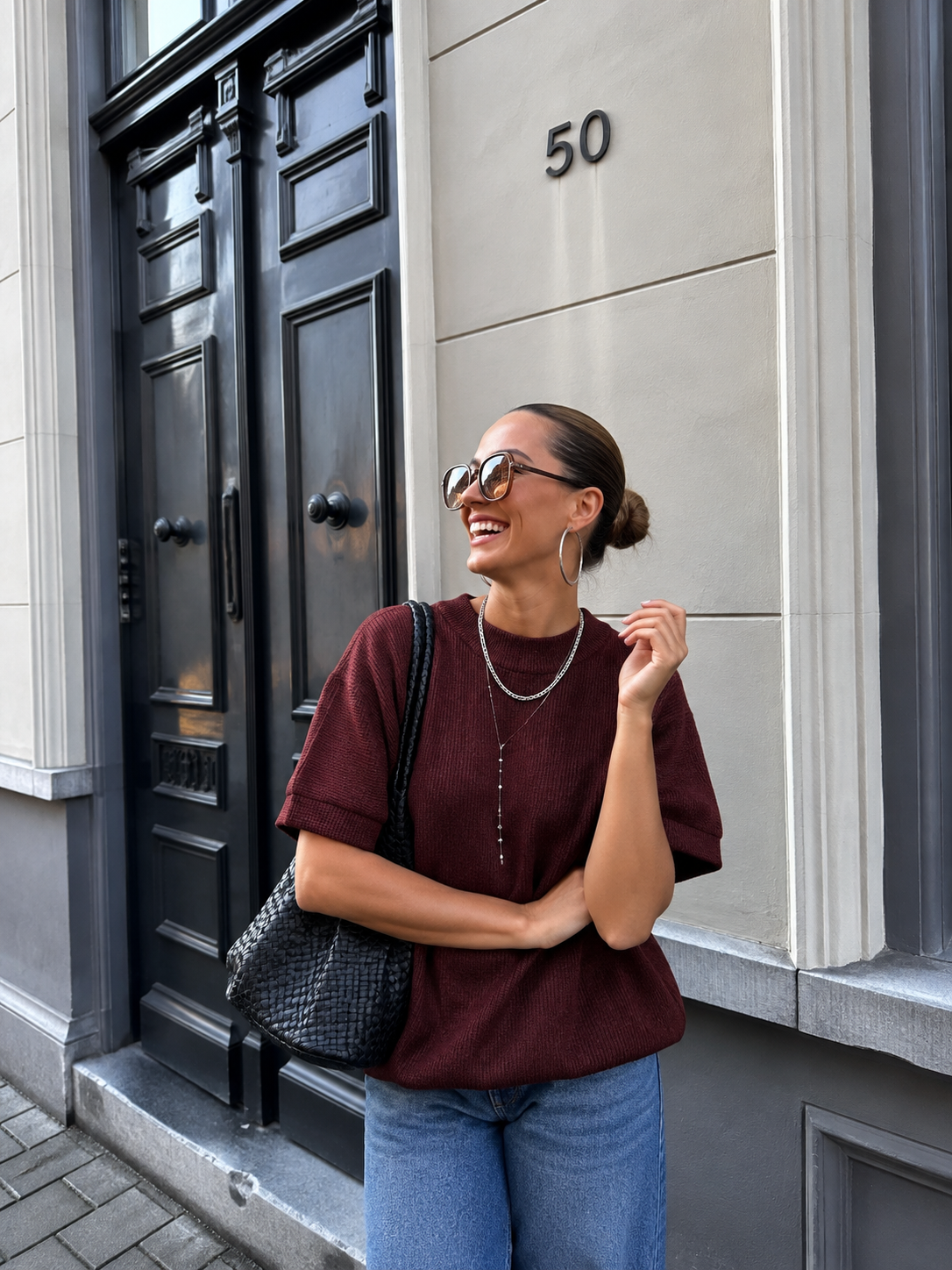 Soof knit bordeaux