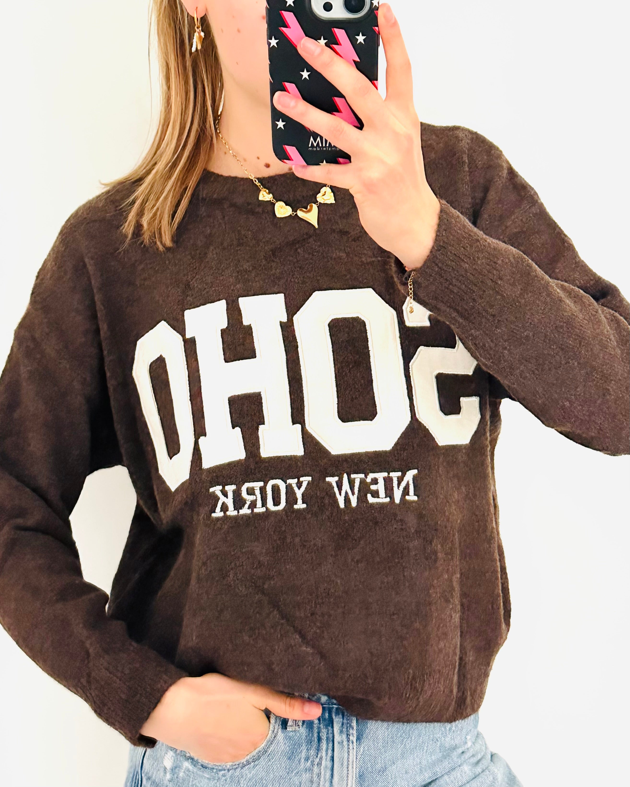 SOHO trui brown