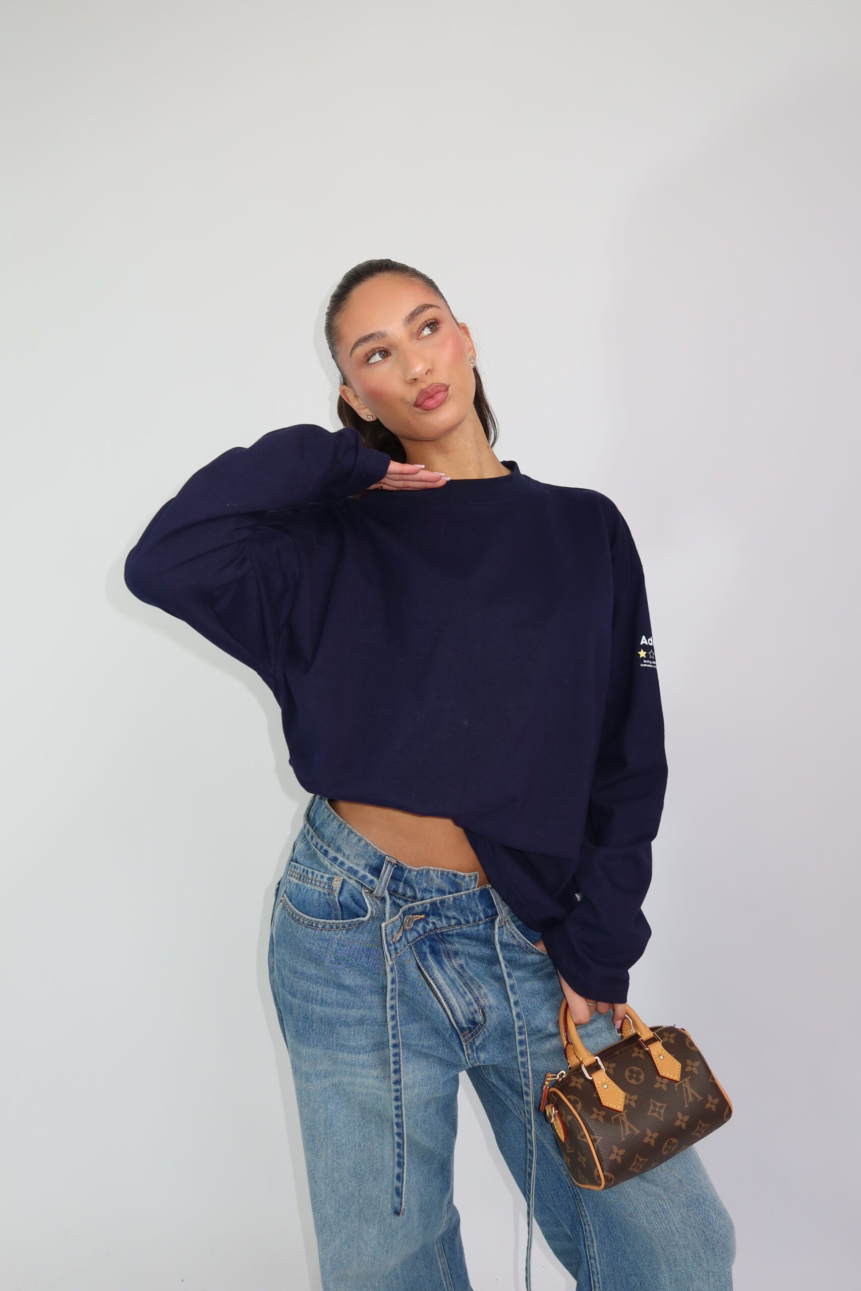 LONGSLEEVE ‘WOULD NOT RECOMMEND’ – NAVY