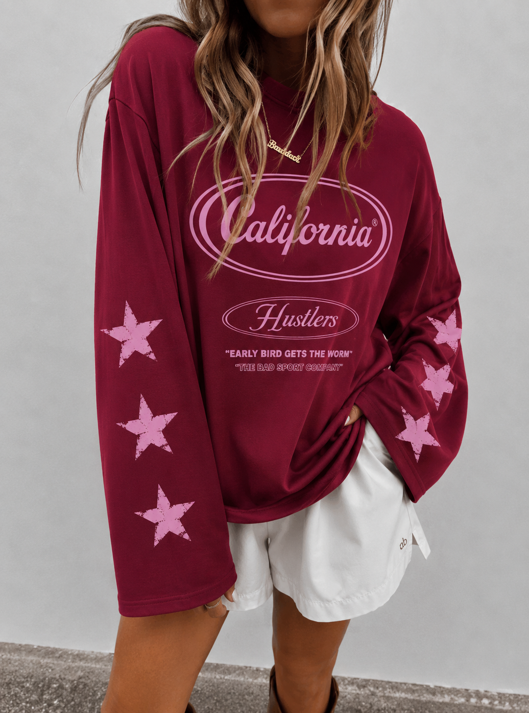 California sweatshirt bordeaux