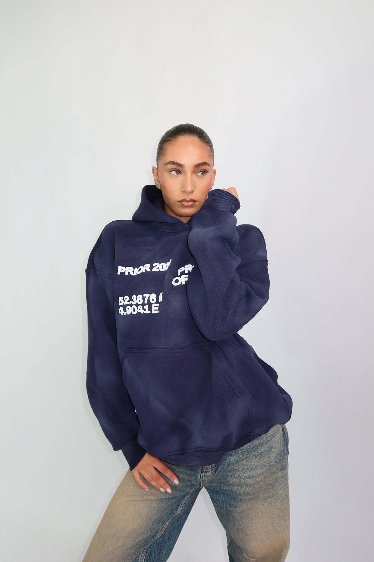 Priority hoodie ~ cloud navy