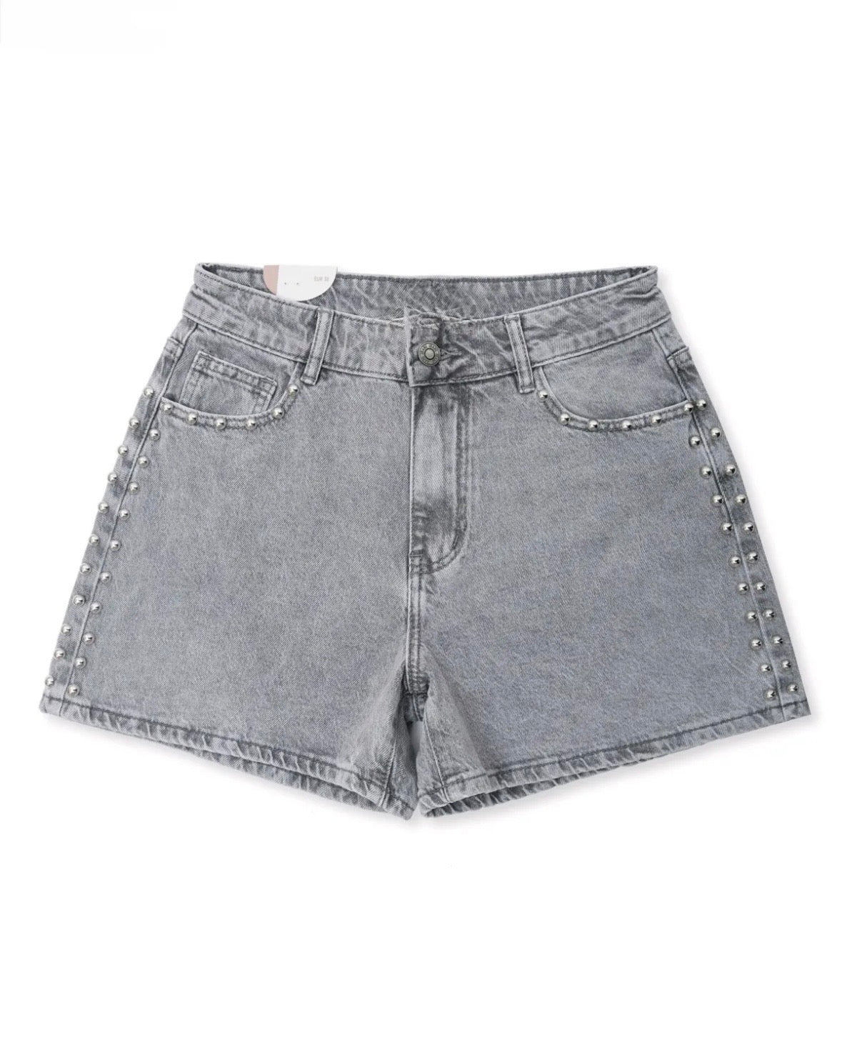 Studs short light grey