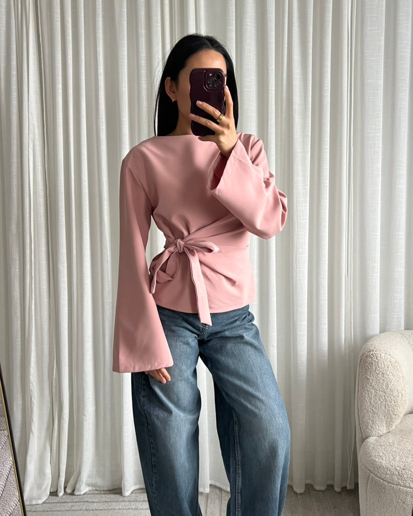 Dana deluxe top pink