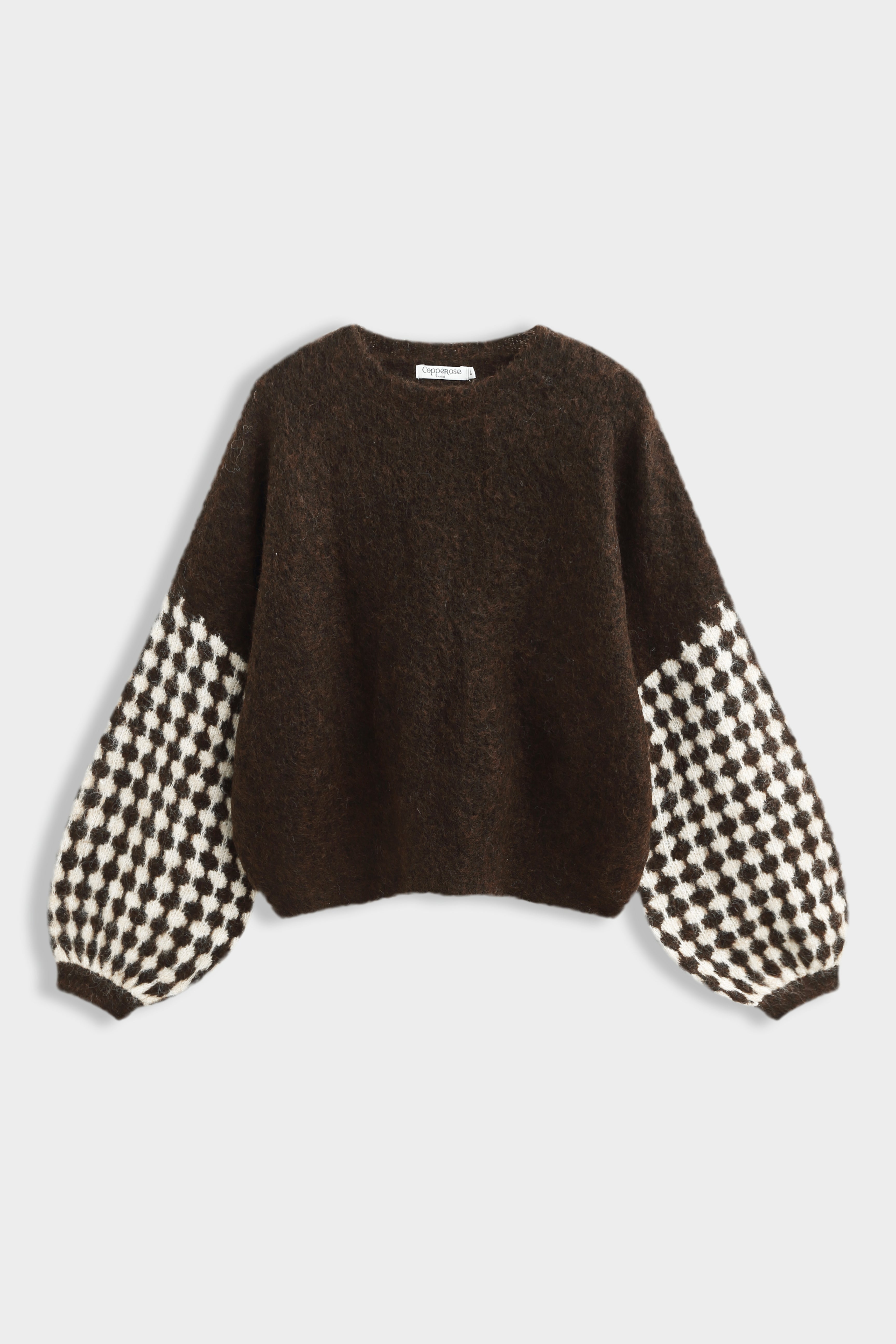 Copenhagen sweater brown white