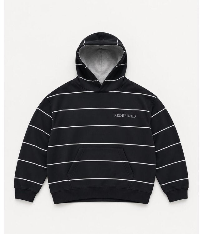 Redefined striped hoodie navy