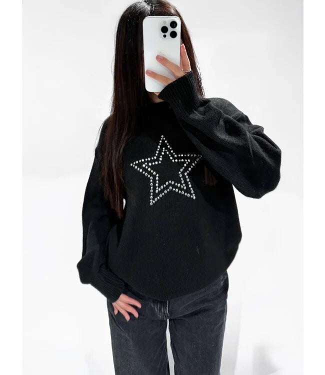 Star trui black