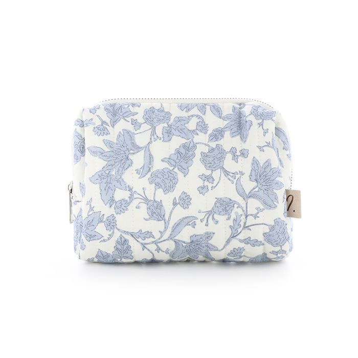 Bahamas make up tas flower blue