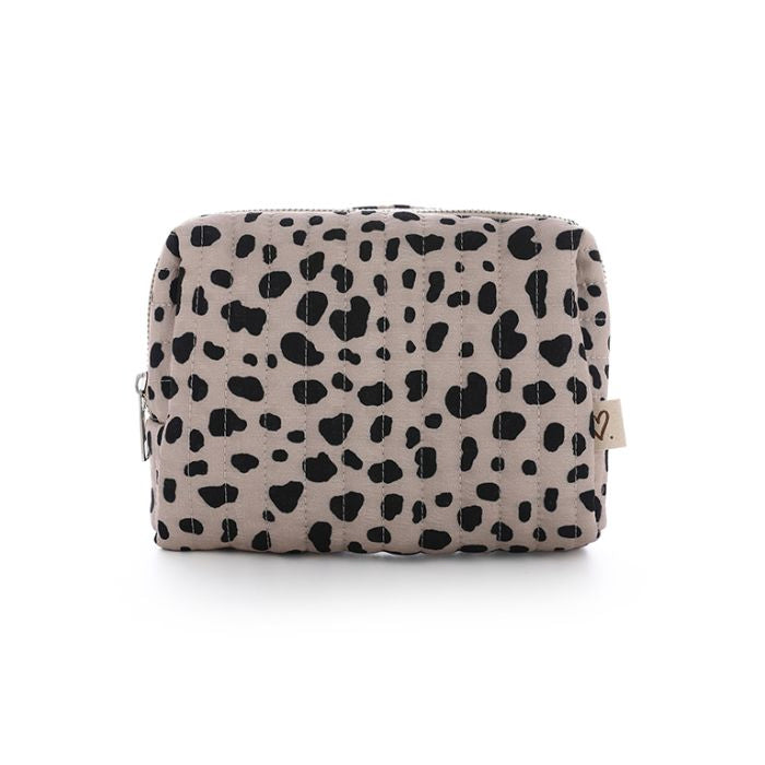 Bahamas make up tas cheetah beige