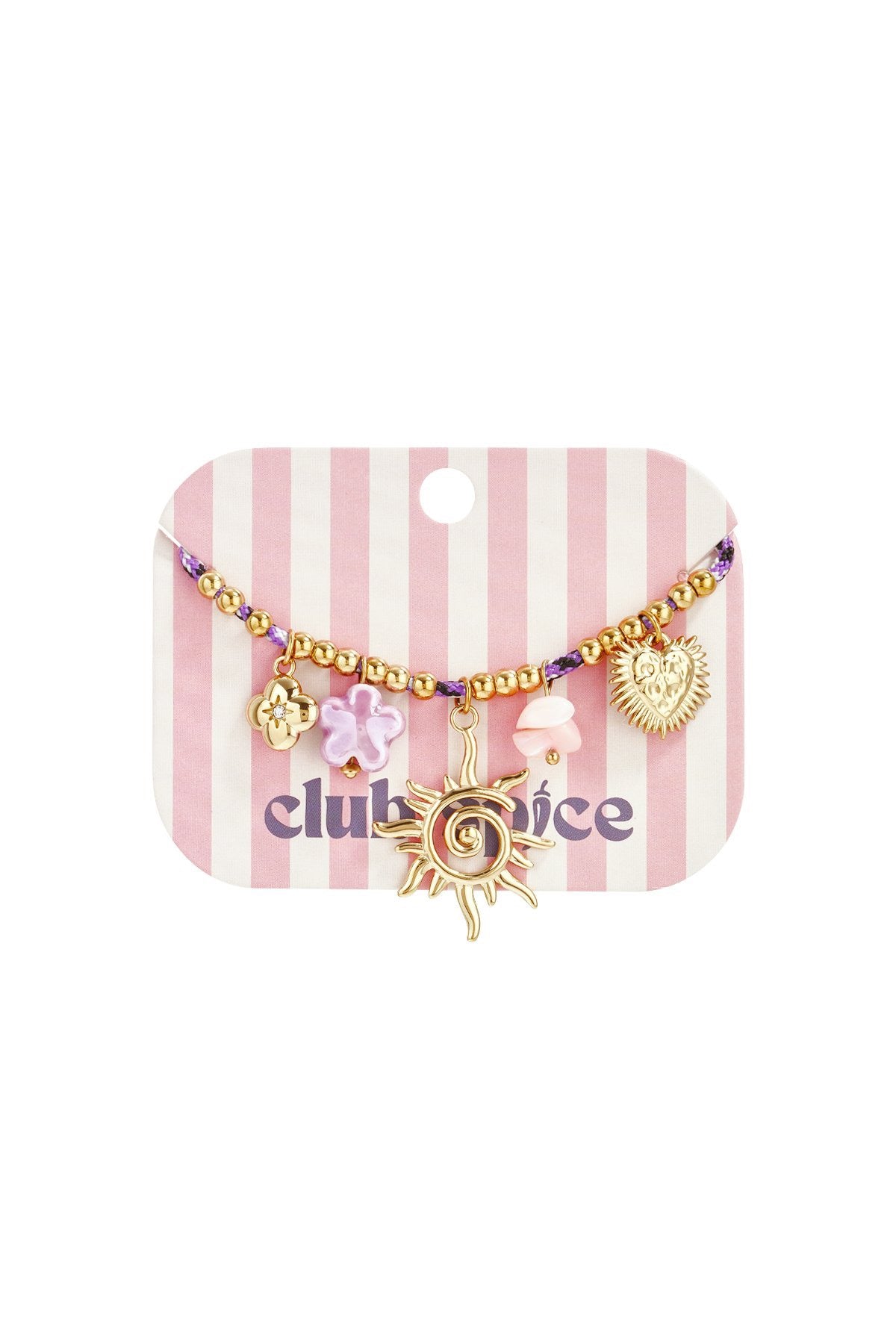 Swing colour armband roze blauw