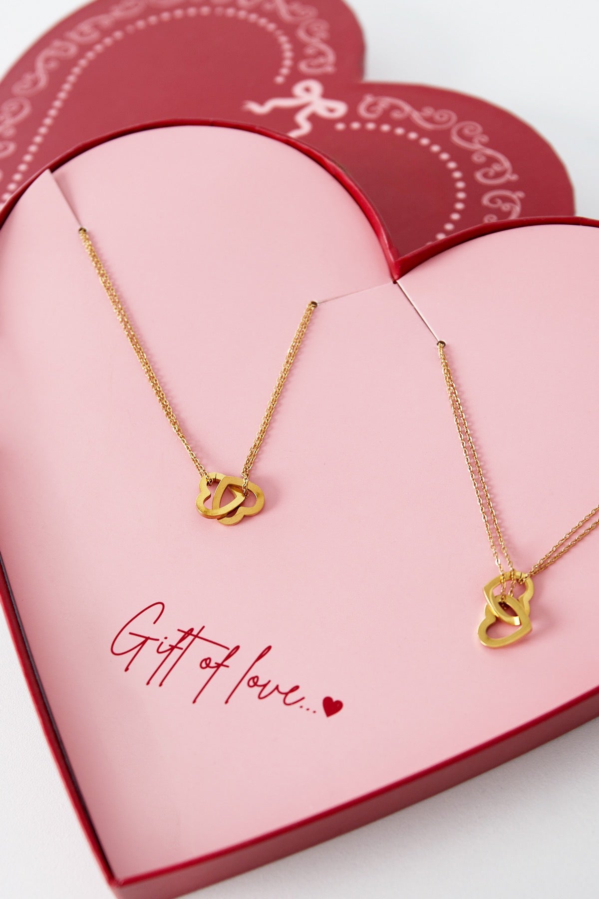 Gift of love knots ketting goud