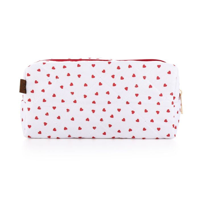 Hearts make up tas red