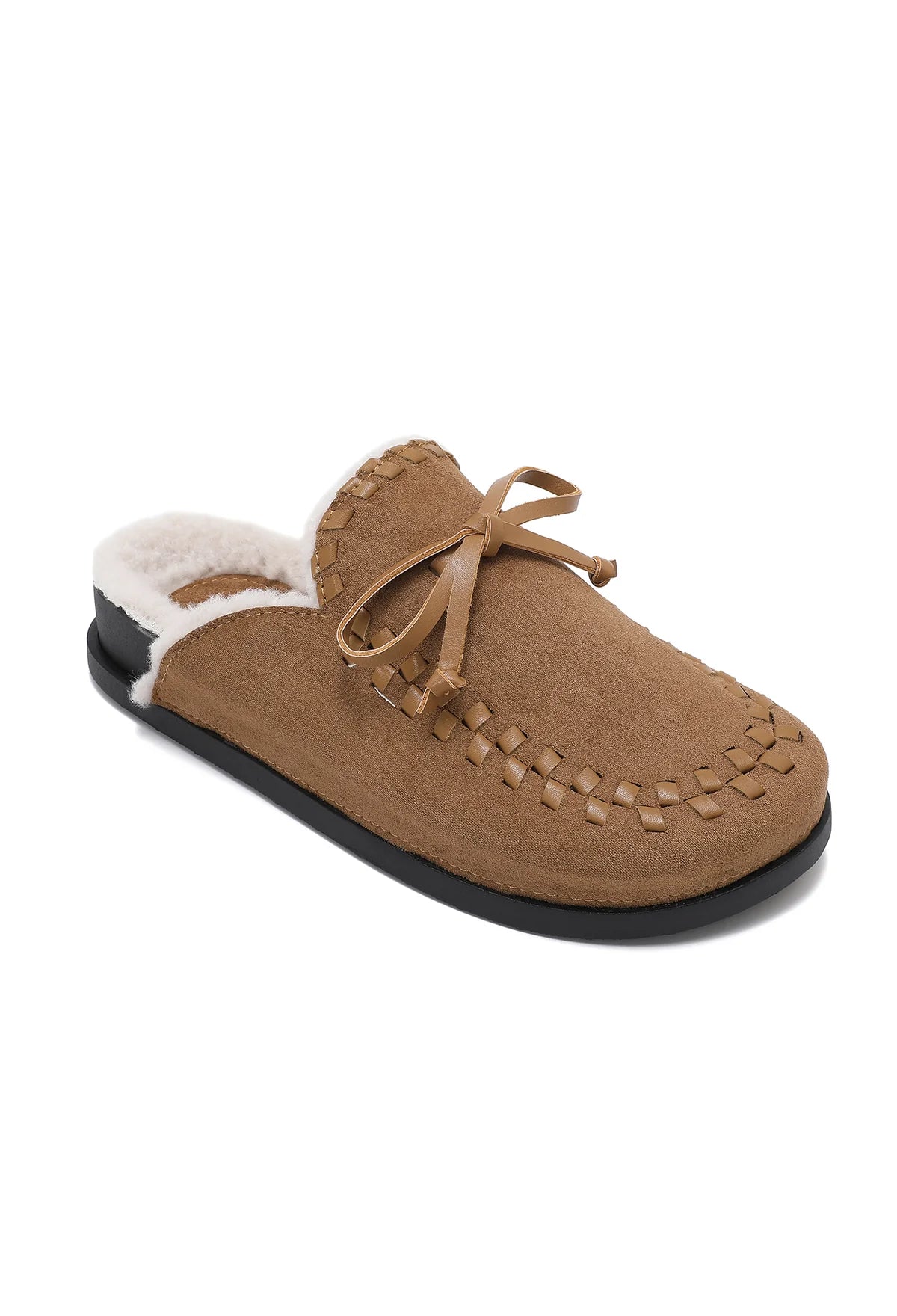 Teddy loafers Camel