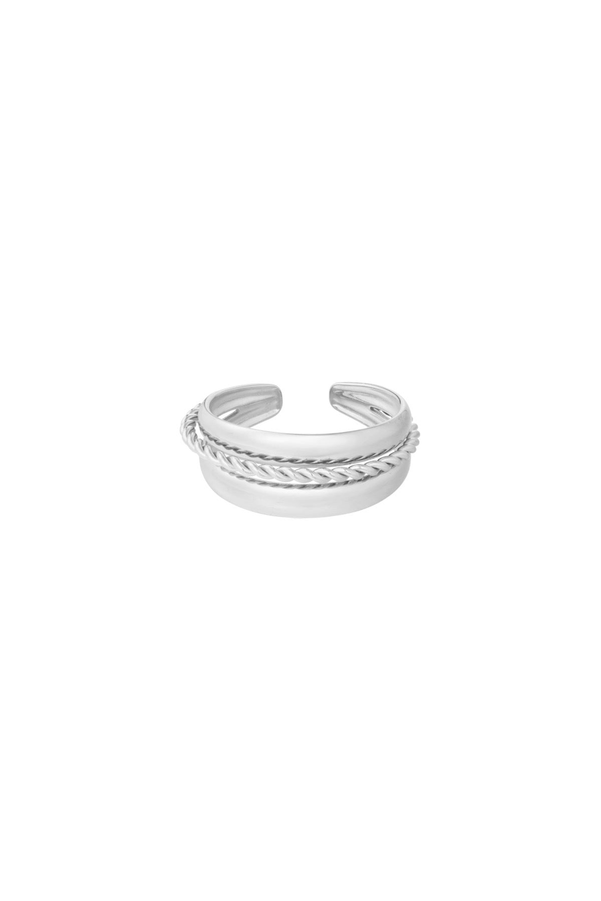 Triple ring zilver