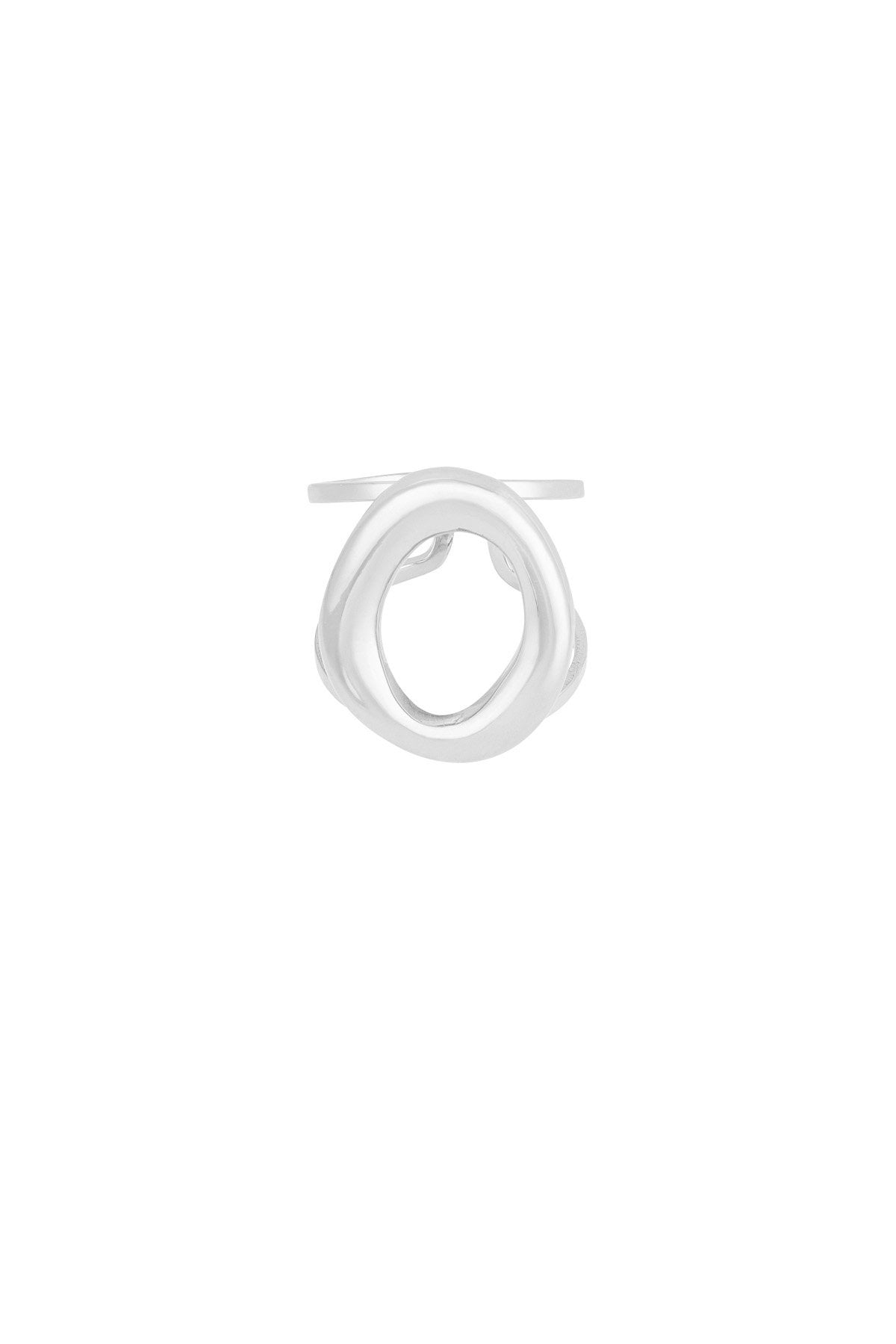 Hoop ring zilver