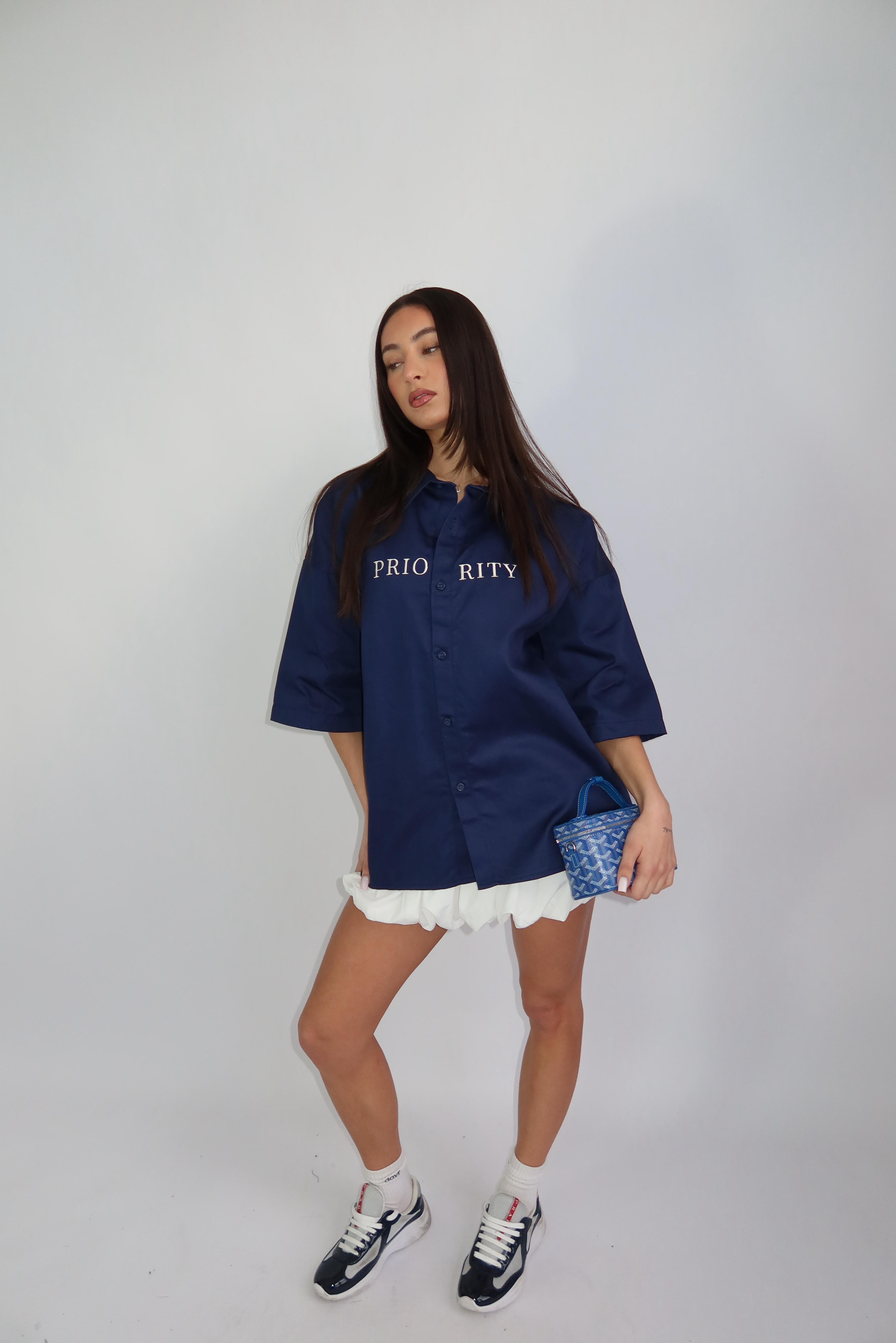 Limited priority blouse navy