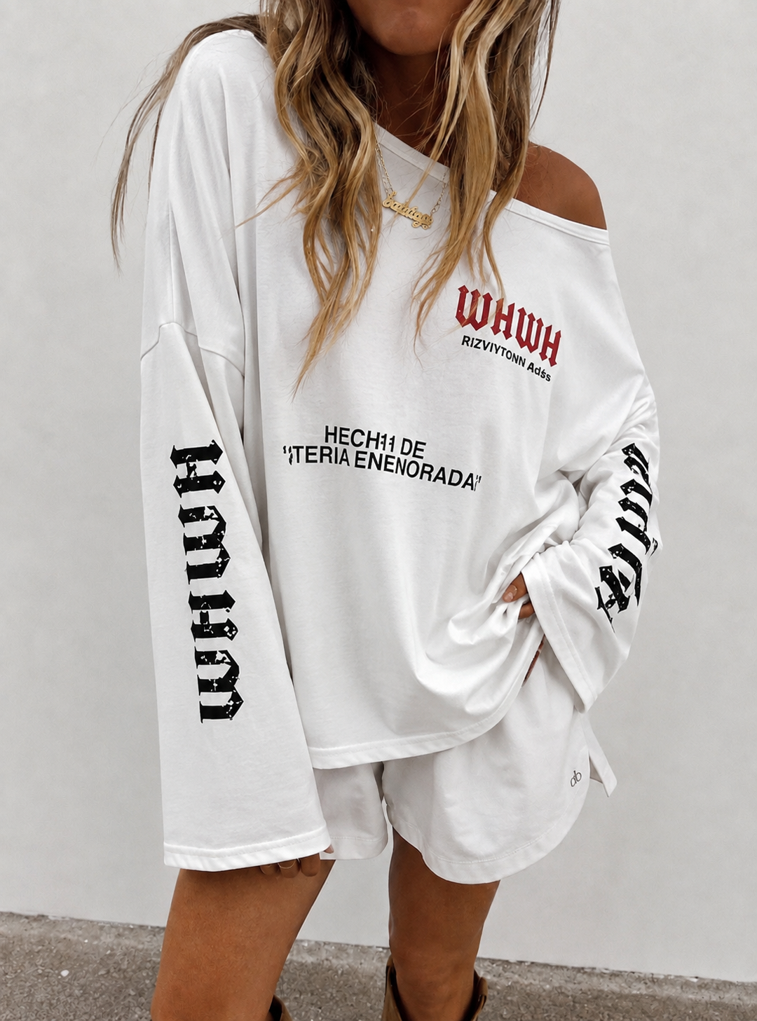 Rive longsleeve white