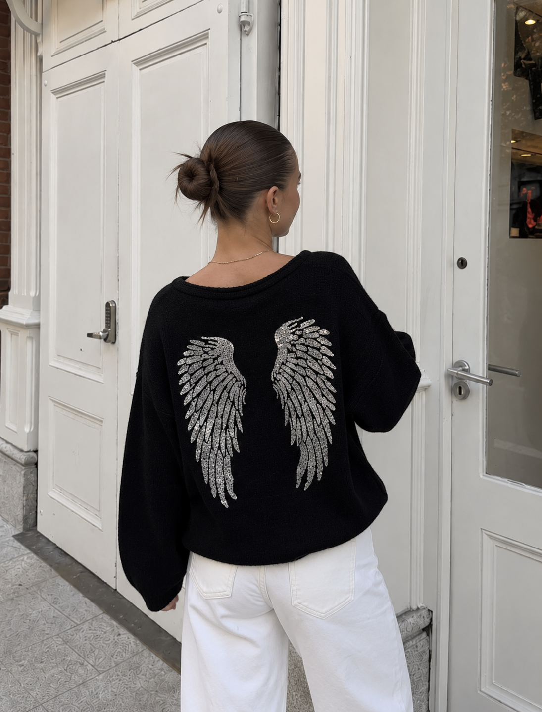 Angel Wings Knit – Black