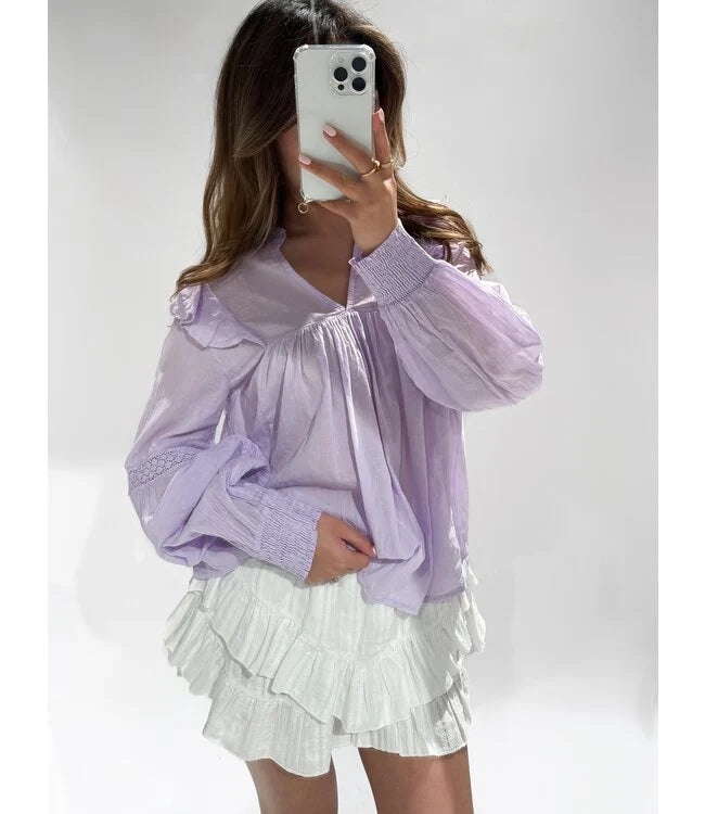 Evelyn blouse lila