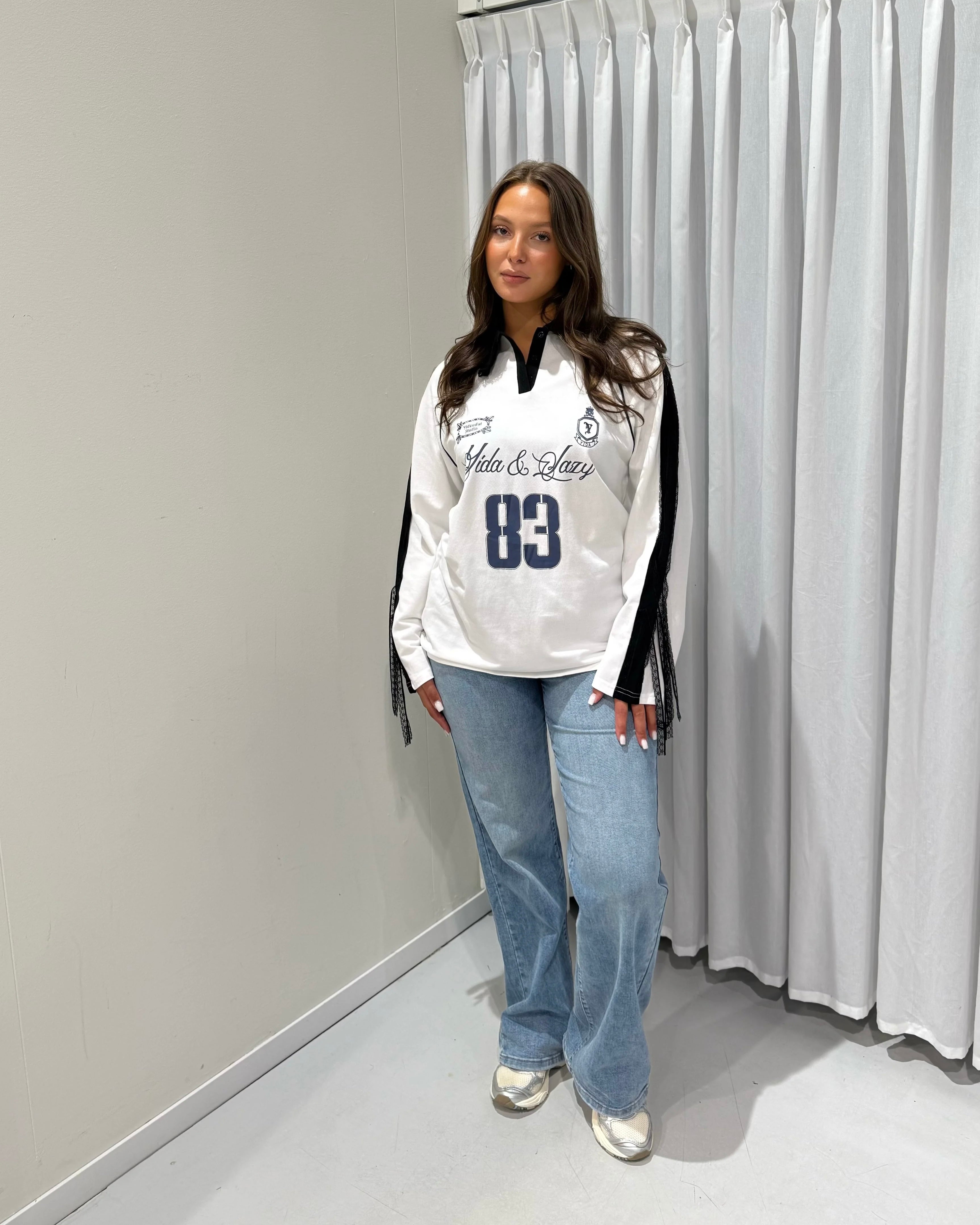 Faya Baseball shirt white