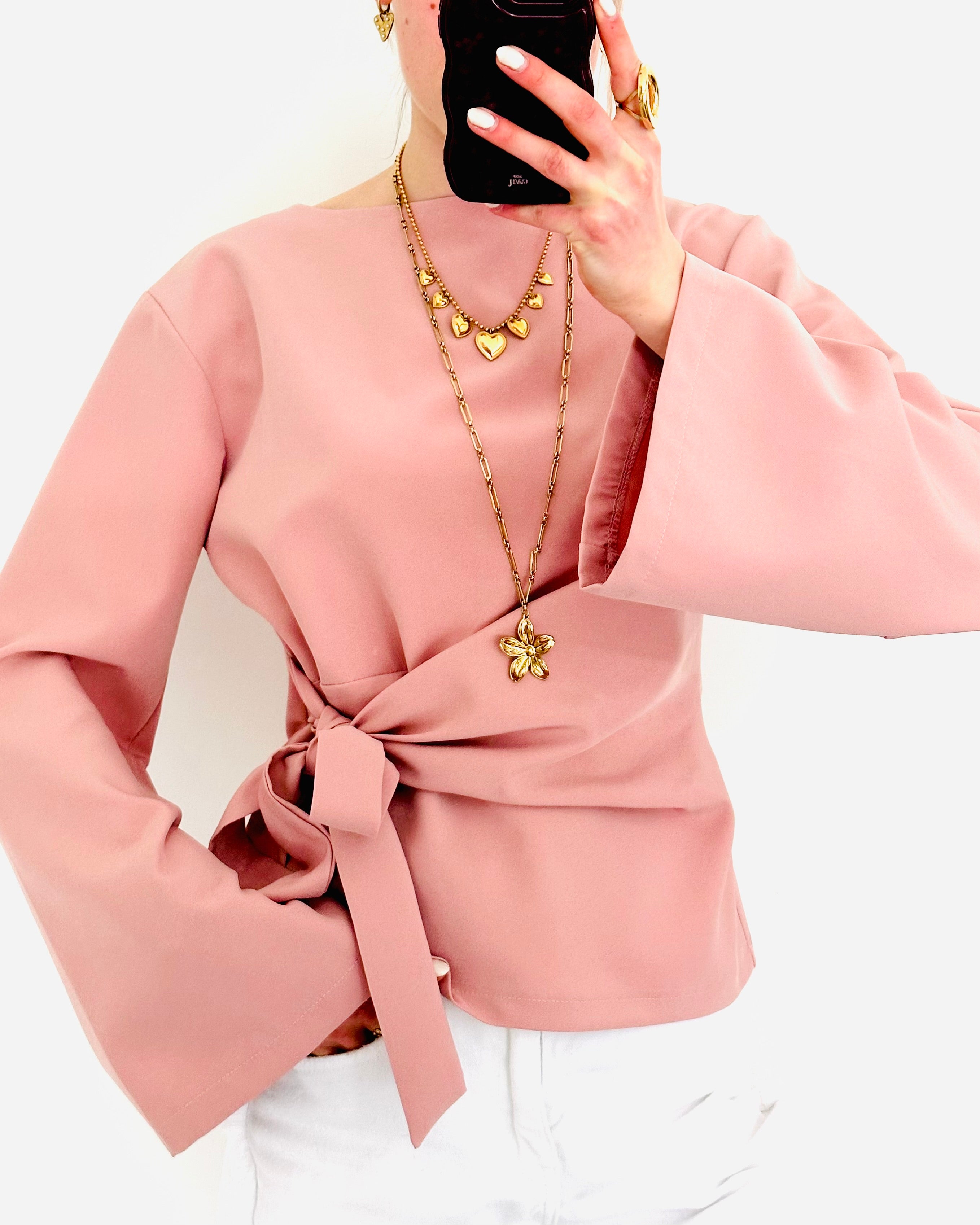Dana deluxe top pink