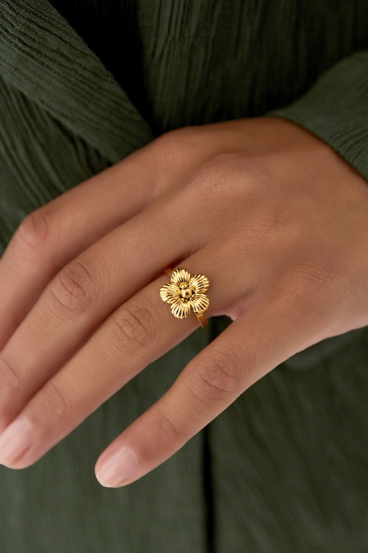 Daisy ring goud