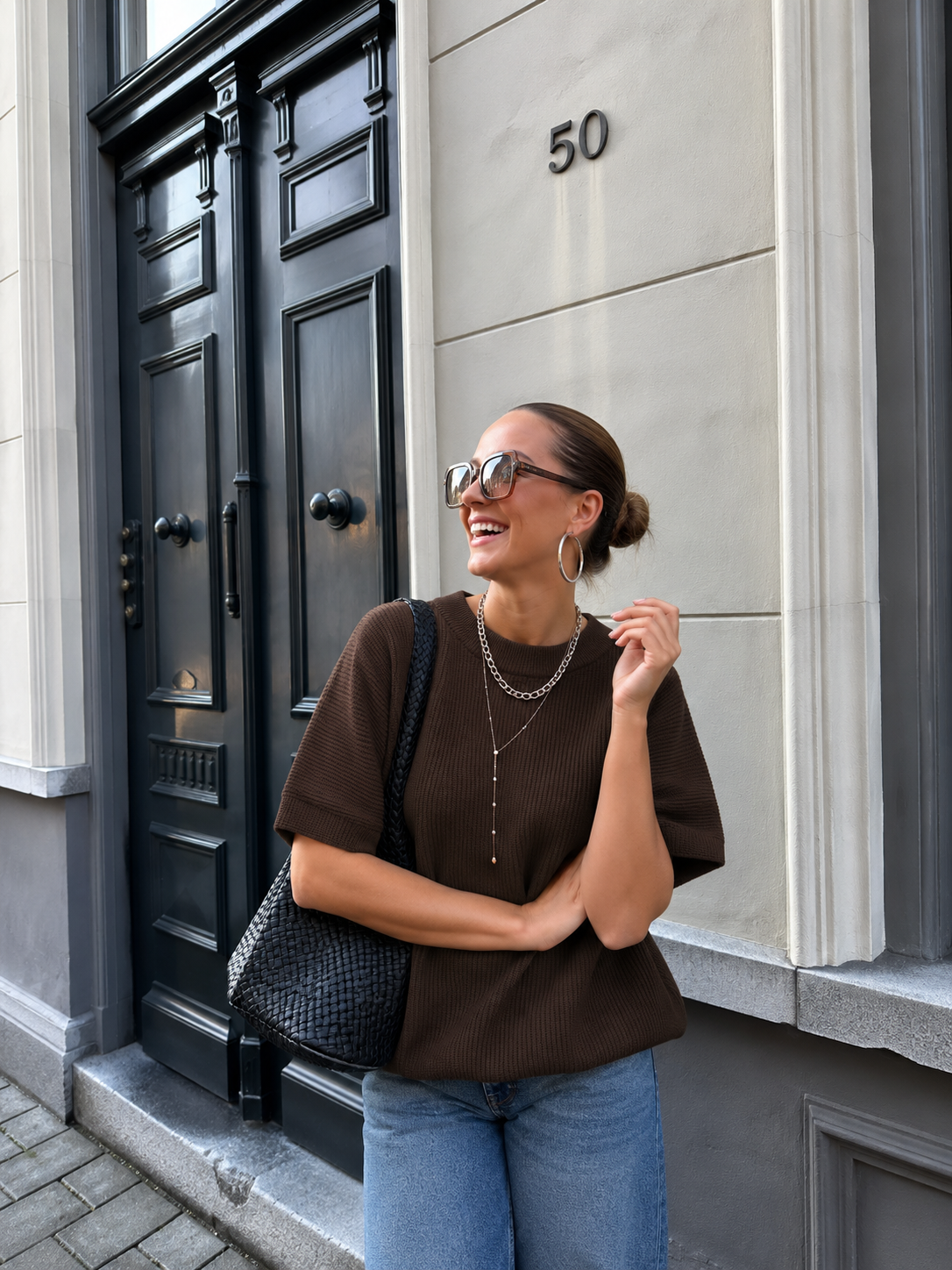 Soof knit brown