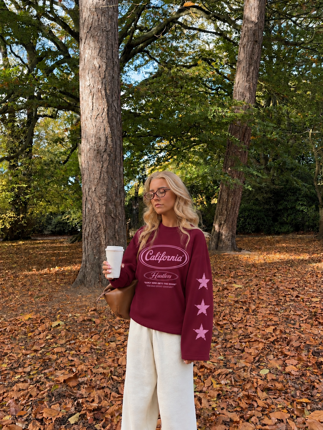 California sweatshirt bordeaux