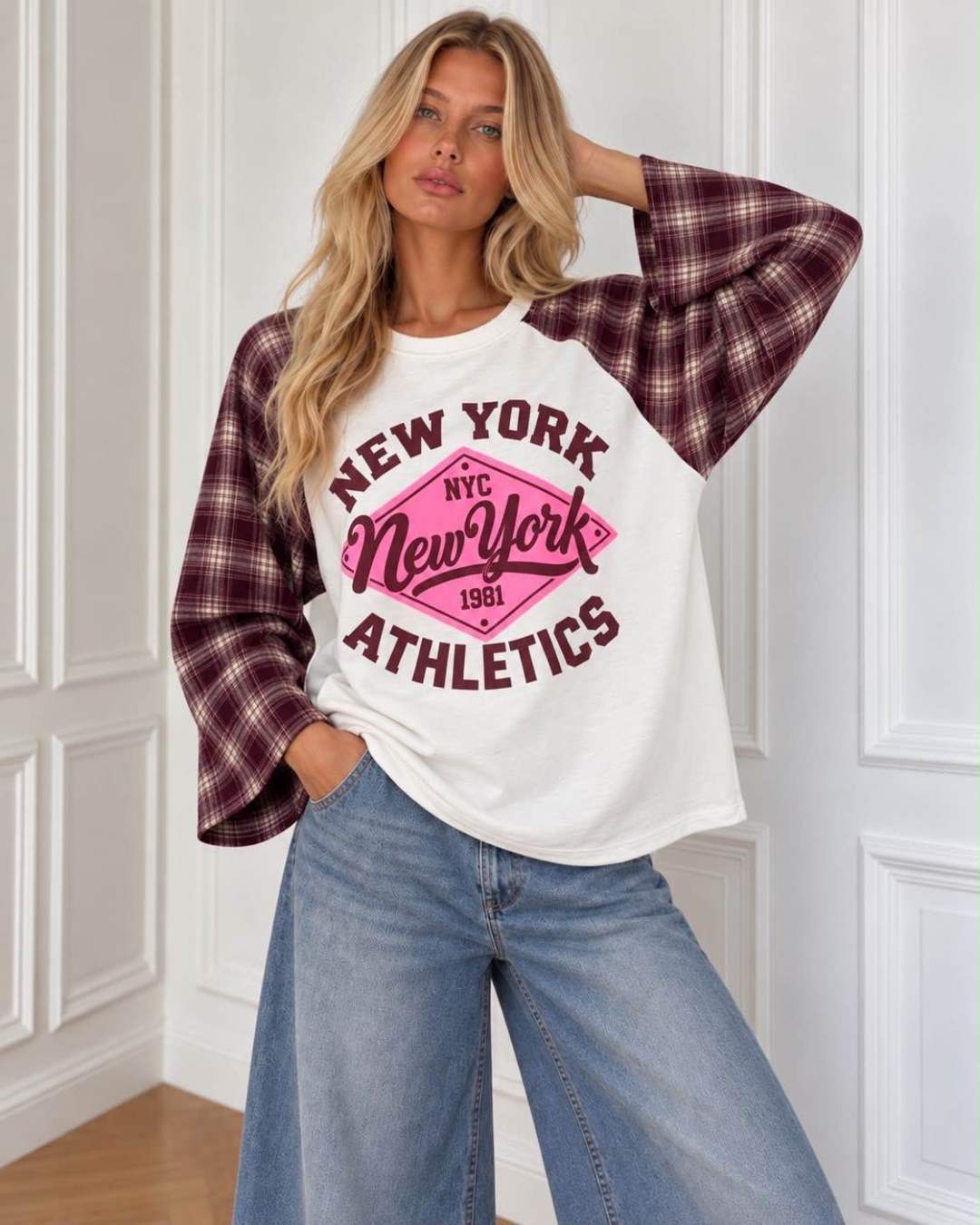 Limited Camo sweatshirt Bordeaux pink