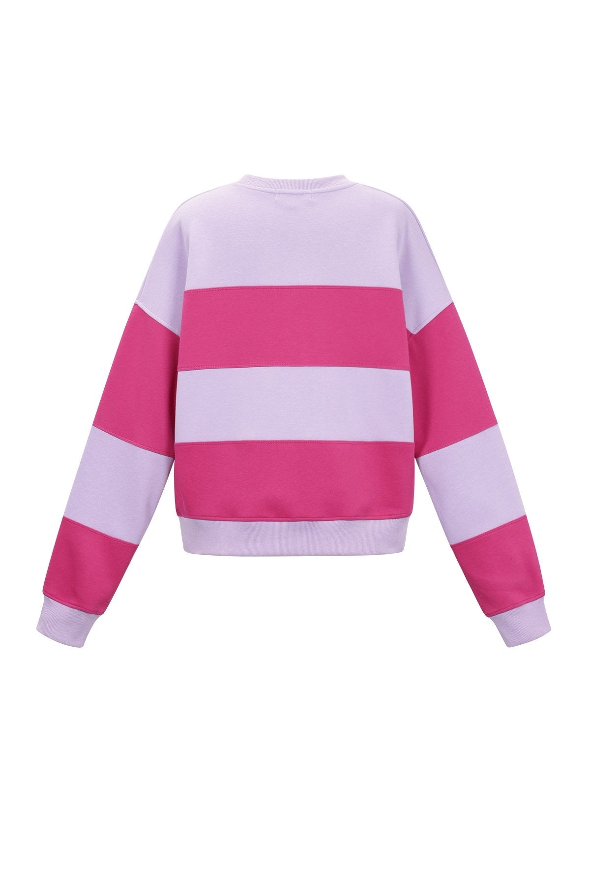NY city trui stripe pink purple