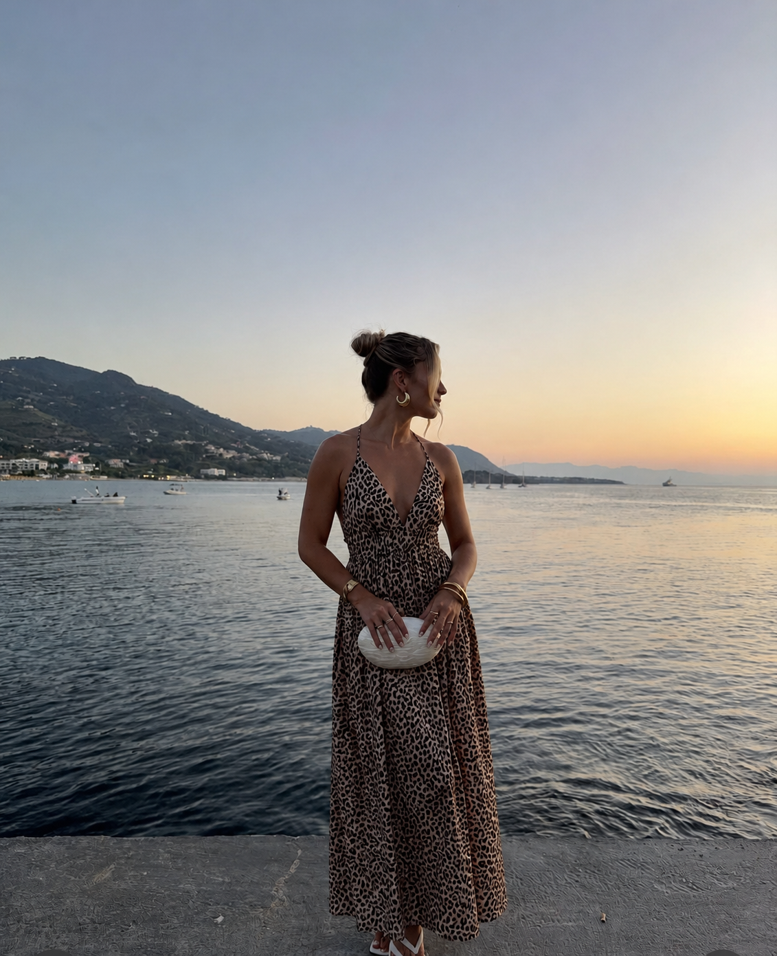 Leopard summer dress