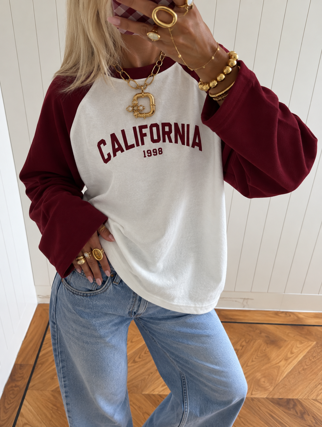 West Coast longsleeve - bordeaux