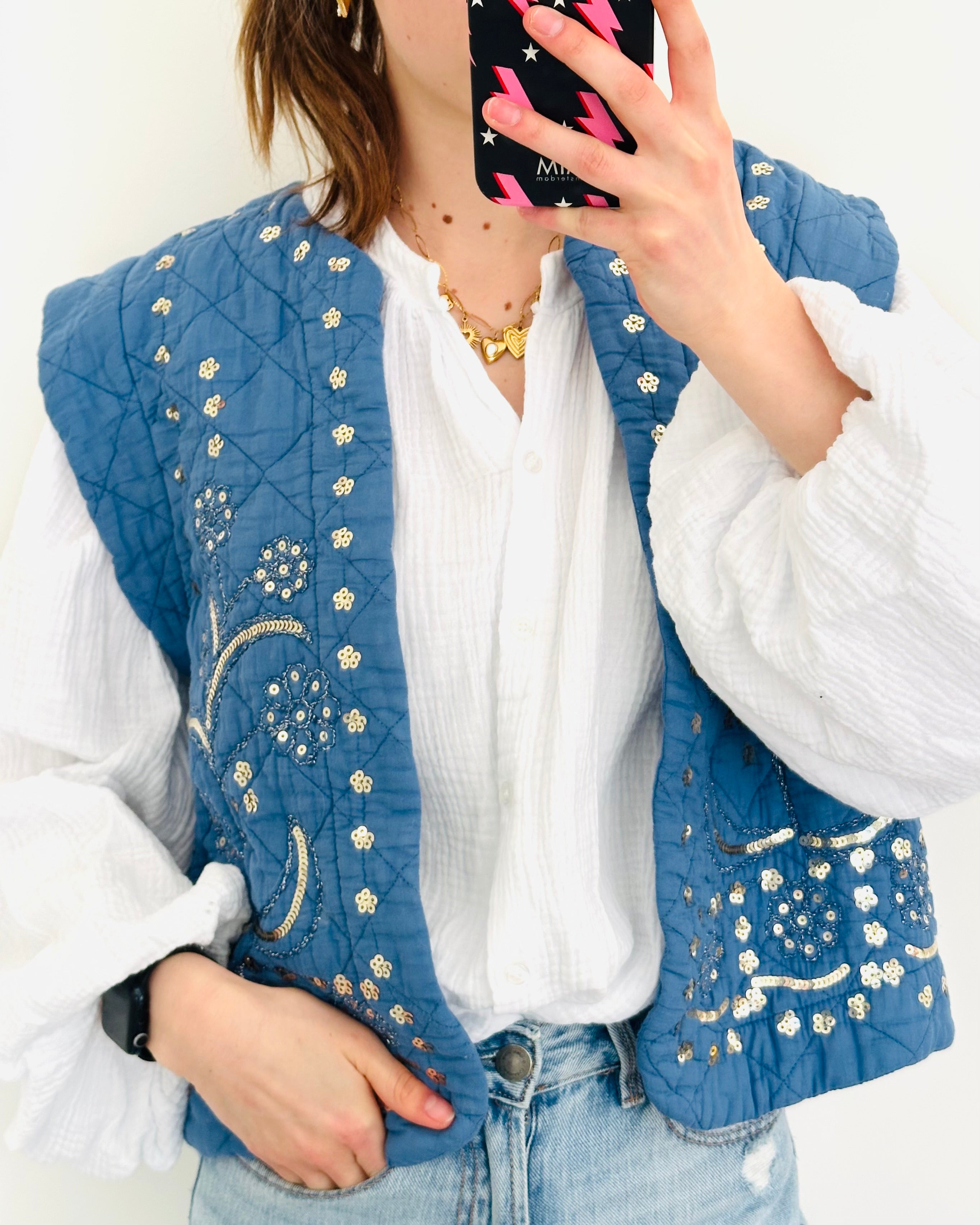 Malaga gillet denim