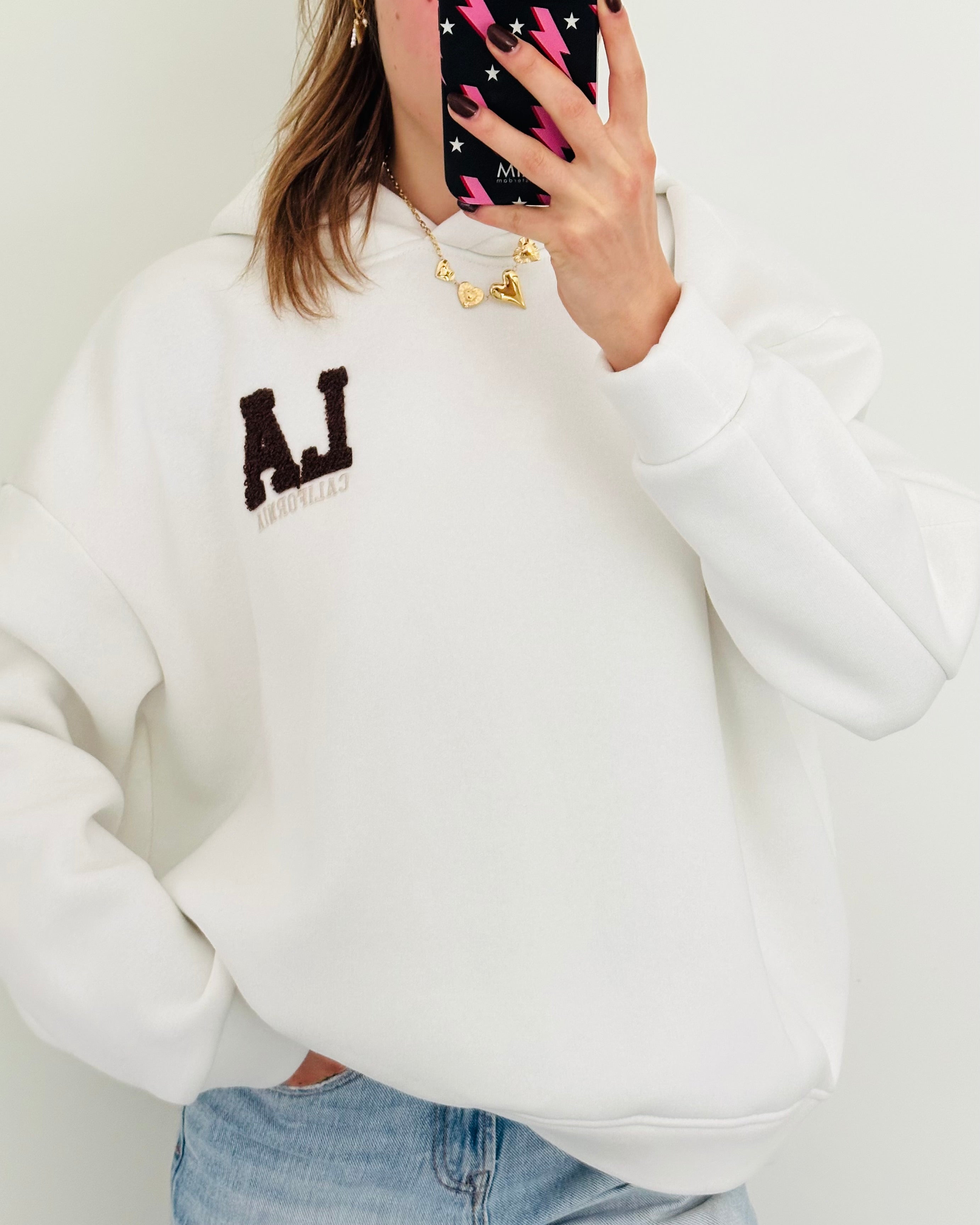Limited NY hoodie oversized white