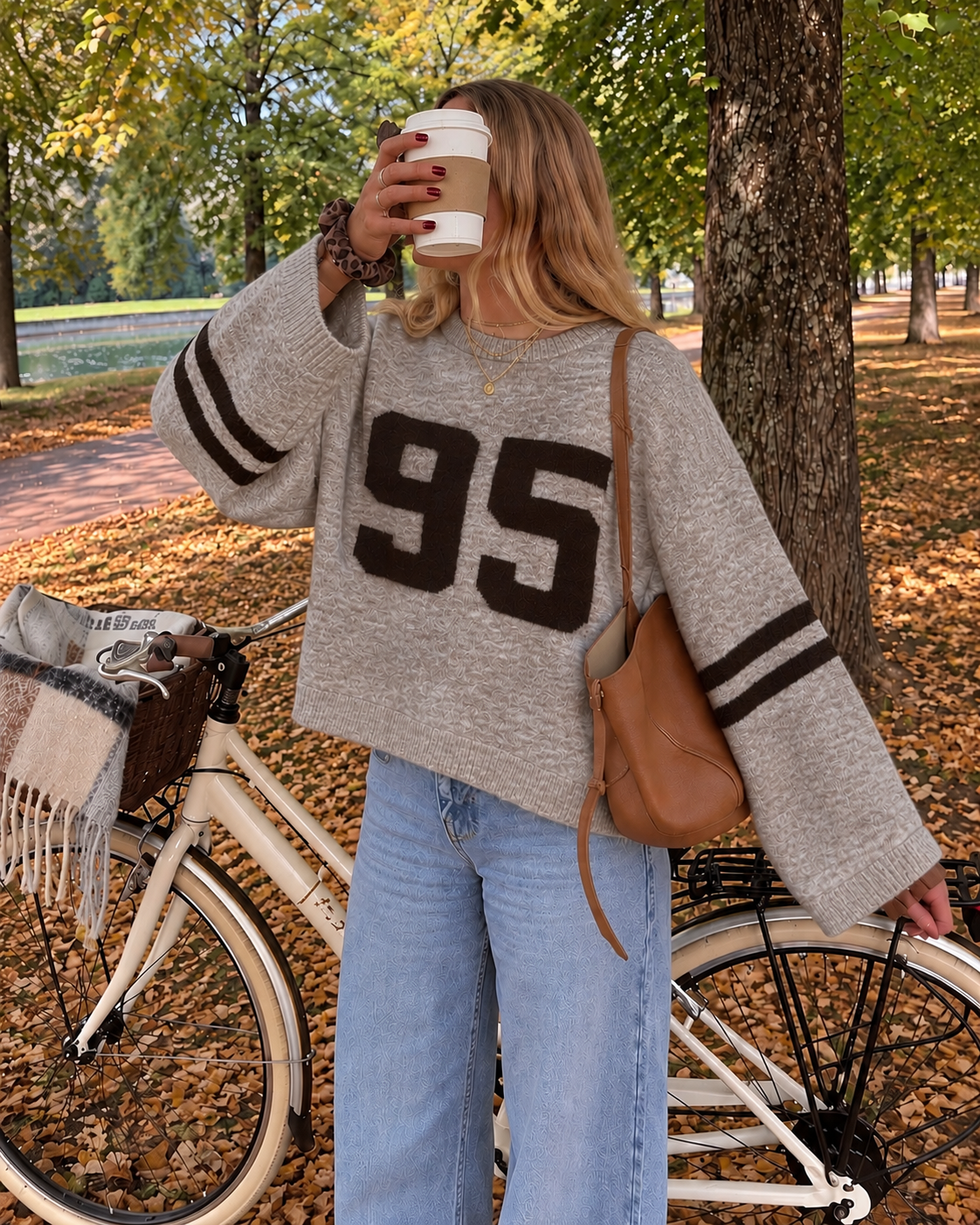 Ninety Five Knit – Taupe/Brown