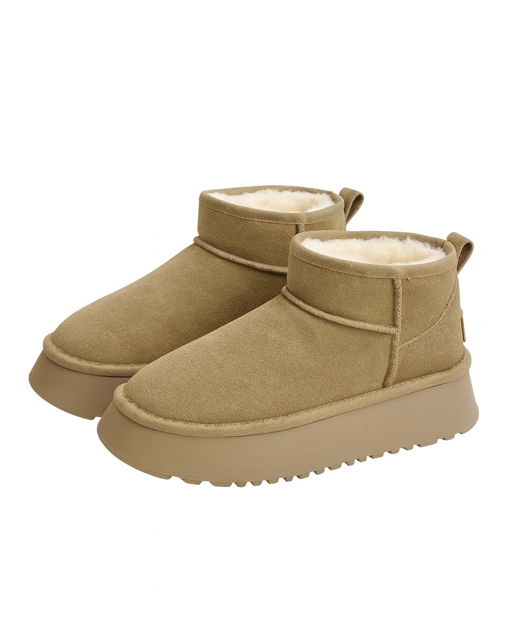 Comfy boots beige