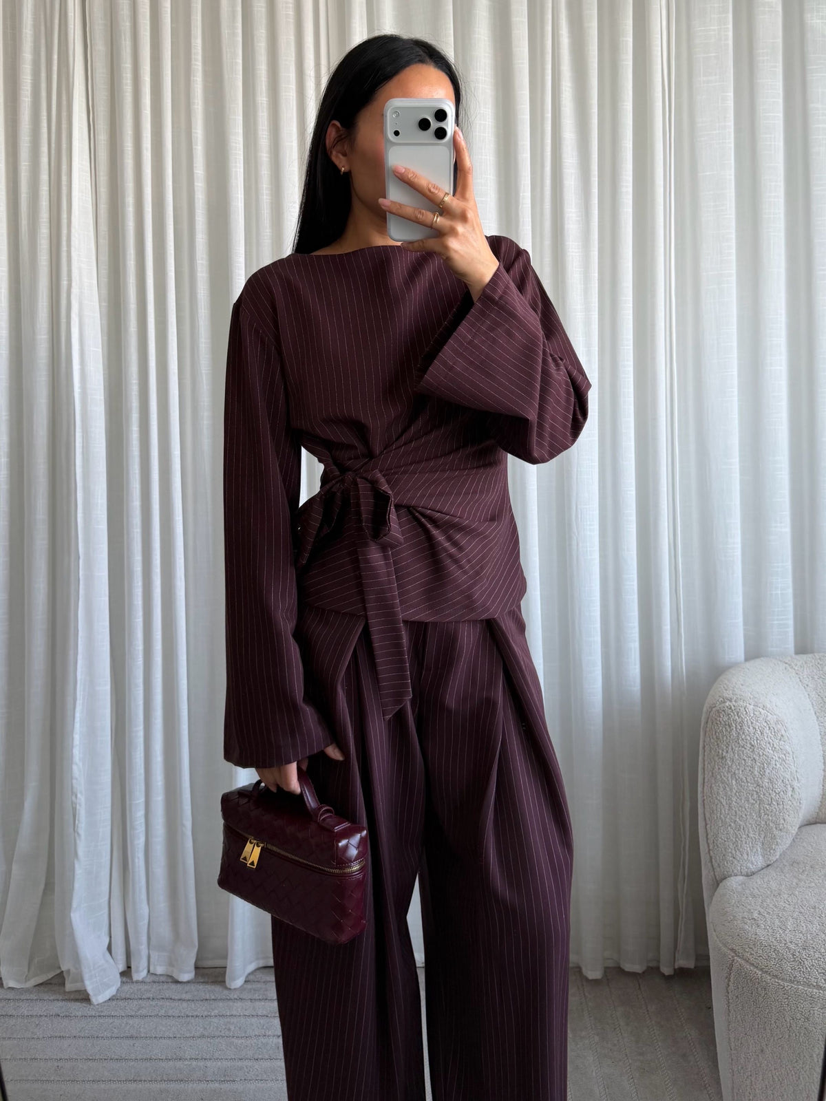 Dana deluxe top bordeaux
