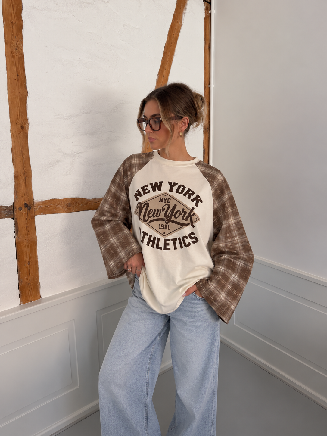 Limited Camo sweatshirt mocha Brown