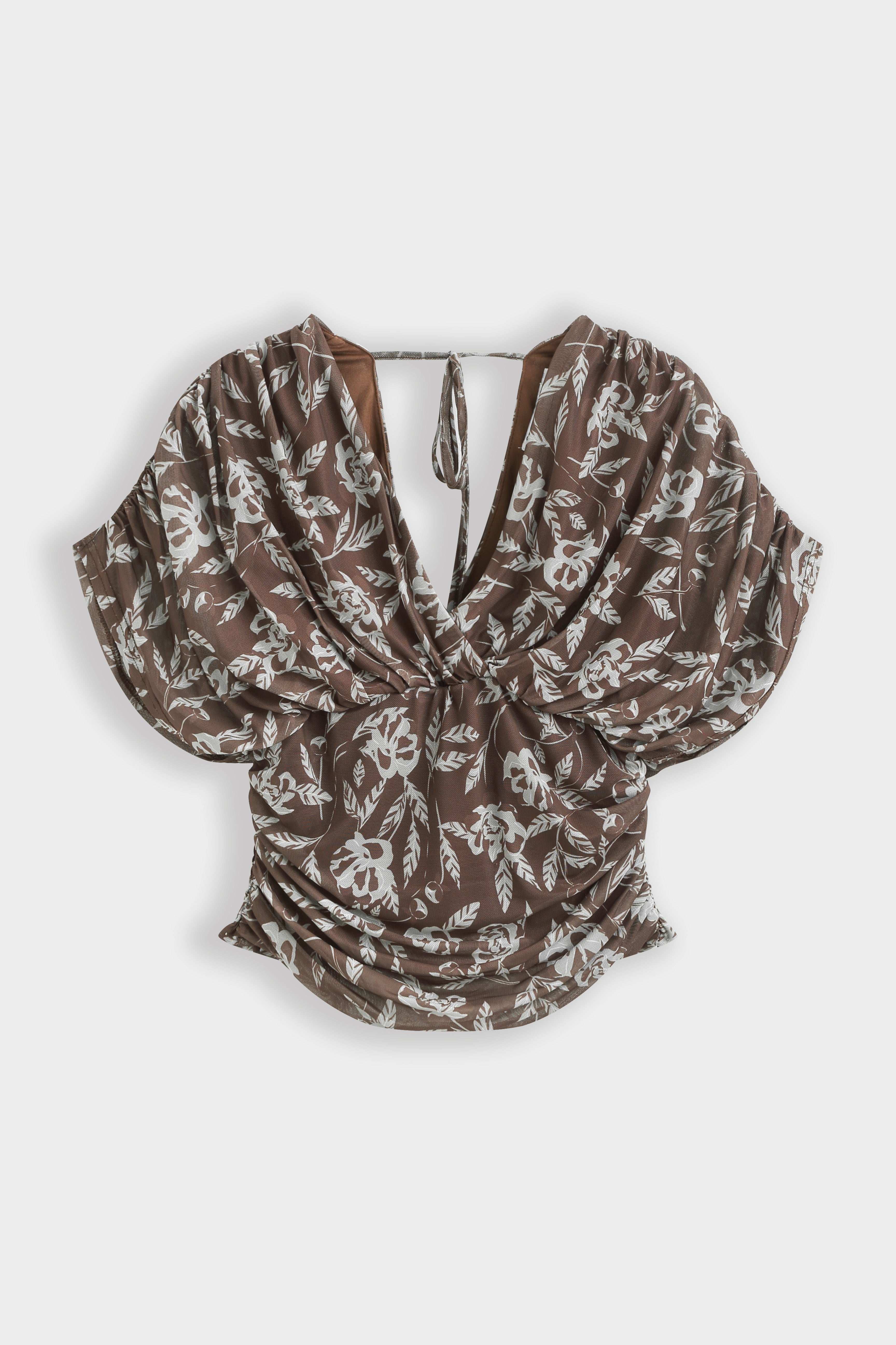 Amalfi top brown