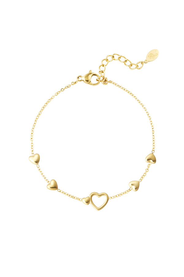 armband all you need is love goud
