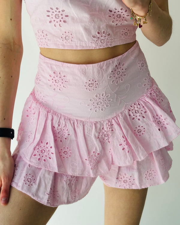 Ivy skirt roze
