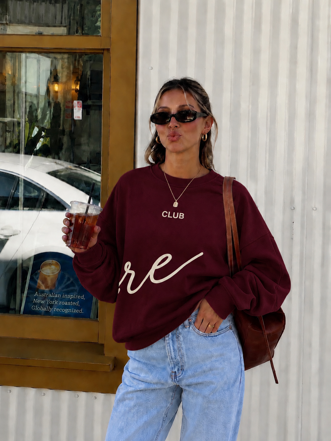 Amore sweater Bordeaux